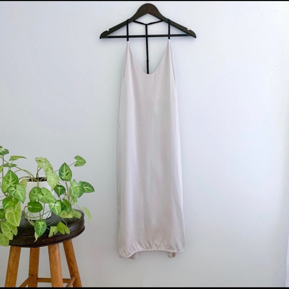 Lunya washable silk slip dress